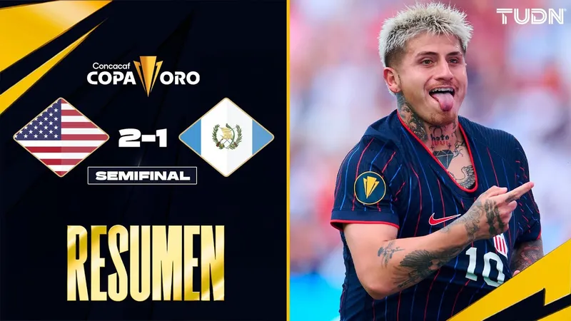 USA vs Guatemala 2-1: Diego Luna tỏa sáng cú đúp, sớm ấn định chiến thắng sau 15 phút, Escobar ghi bàn danh dự, Mỹ giành vé chung kết Gold Cup Concacaf 2025