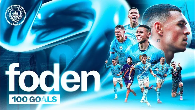 Phil Foden đạt cột mốc 100 bàn thắng sau 319 lần khoác áo Man City, Foden xứng danh "hàng chính hiệu" lò đào tạo Manchester City 