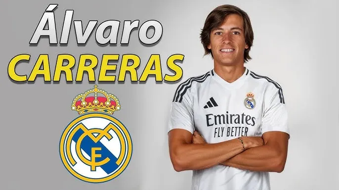 Hậu vệ cánh trái Alvaro Carreras (Benfica) trên đường đến dải ngân hà Real của HLV Xabi Alonso