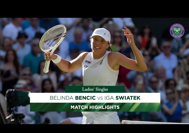 Belinda Bencic vs Iga Swiatek 2-6, 0-6: Bencic lỡ cơ hội giành break sớm, Swiatek gặp Amanda Anisimova ở chung kết Wimbledon 2025