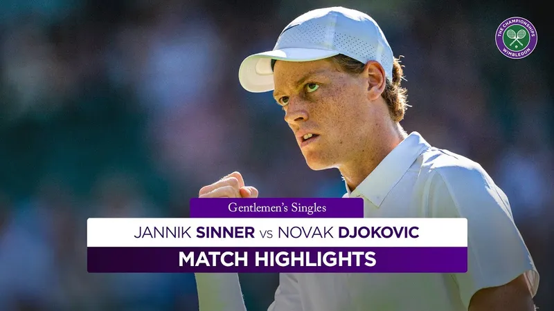 Jannik Sinner vs Novak Djokovic 6-3, 6-3, 6-4: Kịch tính sau 1 giờ 54 phút, Sinner hạ Djokovic để giành vé chung kết Wimbledon 2025 tranh ngôi vương cùng Carlos Alcaraz
