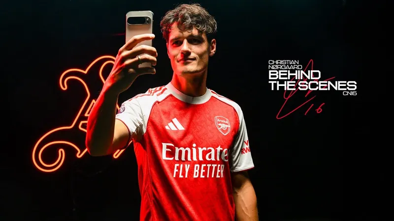 Ngày đầu tiên của Christian Nørgaard tại Arsenal
