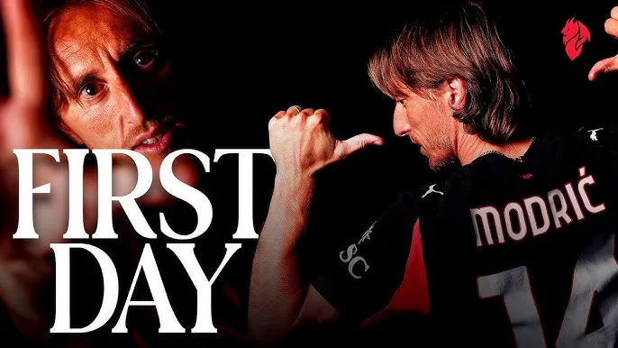 Luka Modric ngày đầu gia nhập AC Milan