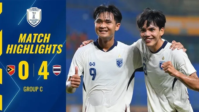U23 Timor Leste vs U23 Thái Lan 0-4: Lần lượt Yotsakorn Burapha, Thanawut Phochai, Seksan Ratree, Chawanwit Sealao khoe tài ghi bàn, thắng tưng bừng ngày xuất quân