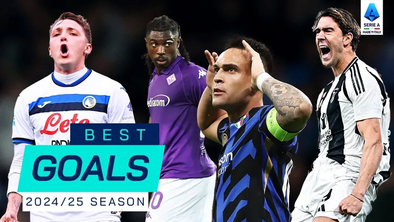 Anguissa, Rafael Leao, Mateo Retegui, Valentín Castellanos, Federico Dimarco, Boulaye Dia, Suat Serdar, Dusan Vlahovic,... lần lượt vào tốp 50 bàn thắng đẹp nhất mùa giải Serie A 2024/25