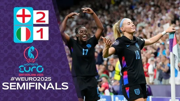 Anh vs Italia 2-1: Bonansea sút căng hạ thủ môn Hampton mở bàn, Agyemang kịp gỡ hòa phút bù giờ, Chloe Kelly đưa tuyển nữ Anh vào chung kết EURO nữ 2025