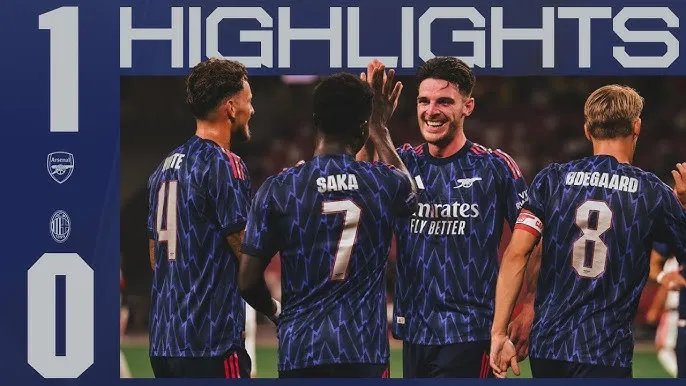 Arsenal vs AC Milan 1-0: Kiwior tạt bóng kiến tạo, Bukayo Saka dứt điểm cận thành, hạ thủ thành Terracciano ghi bàn duy nhất cho "Pháo thủ" 