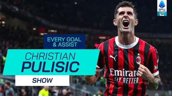 Ngôi sao Christian Pulisic lấp lánh trong màu áo AC Milan ở Serie A 2024/25