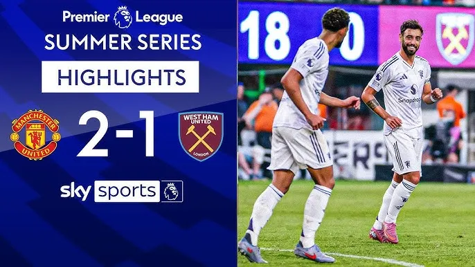 Man United vs West Ham 2-1: Fernandes sớm khai bàn nhờ chấm penalty, thủ thành Areola sai lầm, Fernandes hoàn thành cú đúp, Bowen ghi bàn danh dự