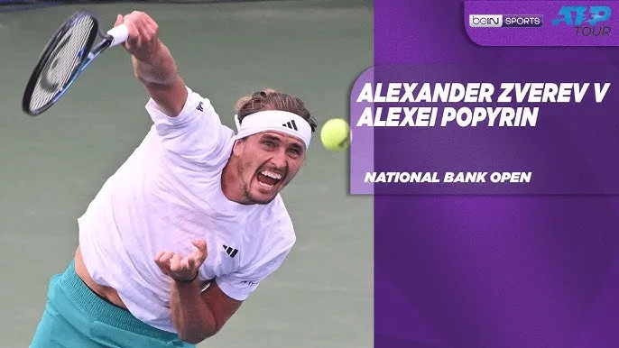 Alexander Zverev vs Alexei Popyrin 6-7 (8-10), 6-4, 6-3: Căng sức 2 giờ 42 phút, Zverev ngược dòng loại ĐKVĐ Popyrin, giành vé bán kết gặp Karen Khachanov 