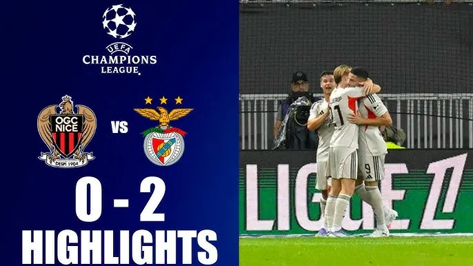 Nice vs Benfica 0-2: Tâm điểm hiệp 2, Franjo Ivanovic khai bàn, Florentino Luis ấn định chiến thắng ngày xuất quân khai mùa Champions League 