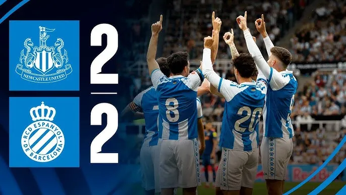 Giao hữu, Newcastle vs Espanyol 2-2: Rượt đuổi hấp dẫn, Exposito khai bàn, Targett gỡ hòa, Murphy tỏa sáng nhưng Kike Garcia kịp cứu thua
