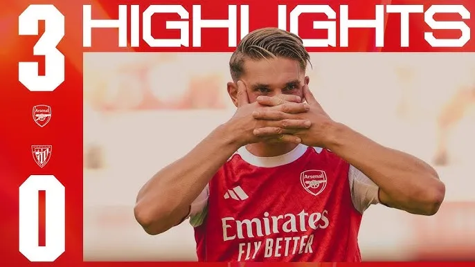 Arsenal vs Athletic Bilbao 3-0 (6-5): Tân binh Gyokeres "khai nòng", Saka, Havertz tỏa sáng, "Pháo thủ" đại thắng, đăng quang Emirates Cup