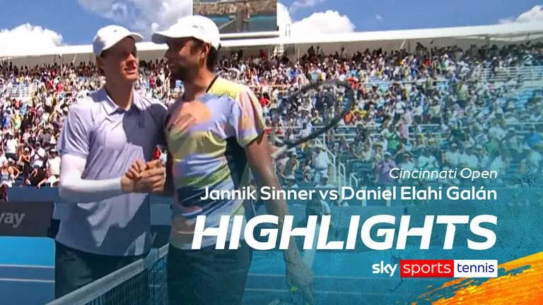 Jannik Sinner vs Daniel Elahi Galan 6-1, 6-1: Dễ dàng hạ Elahi Galan sau 1 giờ 01 phút, hạt giống số 1 Sinner gặp hạt giống số 30 Gabriel Diallo ở vòng 3 Cincinnati Open 