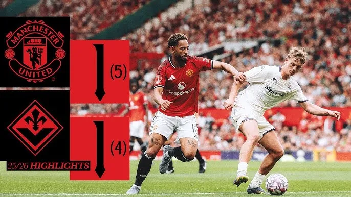 Giao hữu, Man United vs Fiorentina 1-1 (pen 5-4): Simon Sohm sớm khai màn, Gosens bất ngờ phản lưới nhà, MU thắng suýt sao ở loạt luân lưu