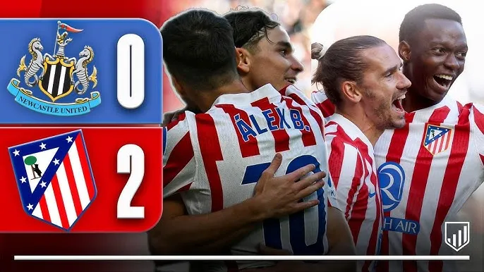 Giao hữu, Newcastle vs Atletico Madrid 0-2: Tâm điểm hiệp 2, Alvarez đệm bóng cận thành mở bàn, Griezmann tỉa bóng đẳng cấp chốt hạ chiến thắng cho HLV Diego Simeone