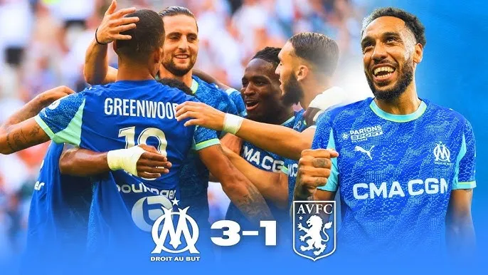 Giao hữu, Marseille vs Aston Villa 3-1: Tâm điểm Mason Greenwood khai bàn, John McGinn lập tức gỡ hòa, Aubameyang khẳng định đẳng cấp bằng cú đúp