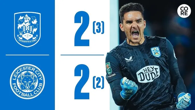 Huddersfield vs Leicester 2-2 (pen 3-2): Rượt đuổi 4 bàn hấp dẫn, Hamza Choudhury, Harry Winks lập công, Daniel Vost, Cameron Ashia gỡ hòa, Leicester bị loại EFL Carabao Cup