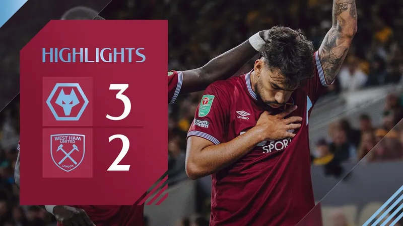 Wolves vs West Ham 3-2: Rượt đuổi 5 bàn kịch tính, Gomes khai bàn, Soucek, Paqueta ngược dòng, Larsen xuất thần cú đúp giành gọn chiến thắng