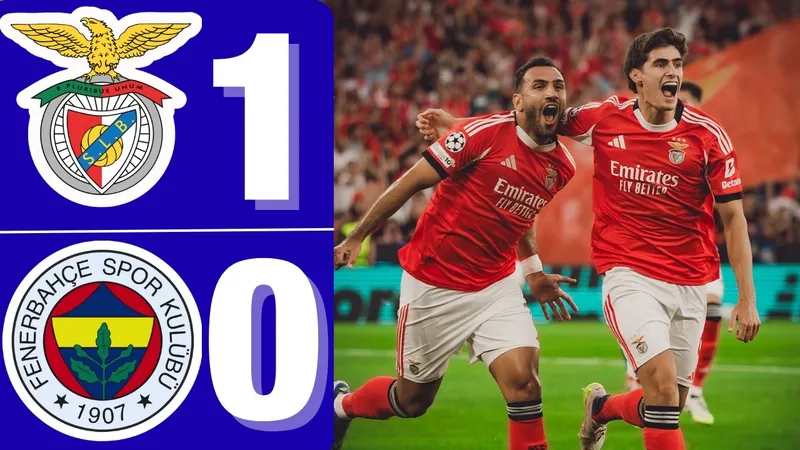 Benfica vs Fenerbahce 1-0: Leandro Barreiro tỉa bóng như dọn cỗ, Kerem Akturkoglu dứt điểm góc chết, giành gọn chiến thắng