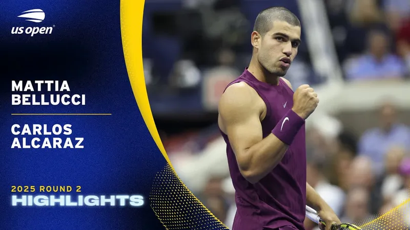 Matias Bellucci vs Carlos Alcaraz 1-6, 0-6, 3-6: Dễ dàng hạ Bellucci sau 1 giờ 38 phút, Alcaraz gặp tiếp tay vợt Italia Luciano Darderi ở vòng 3 US Open 2025