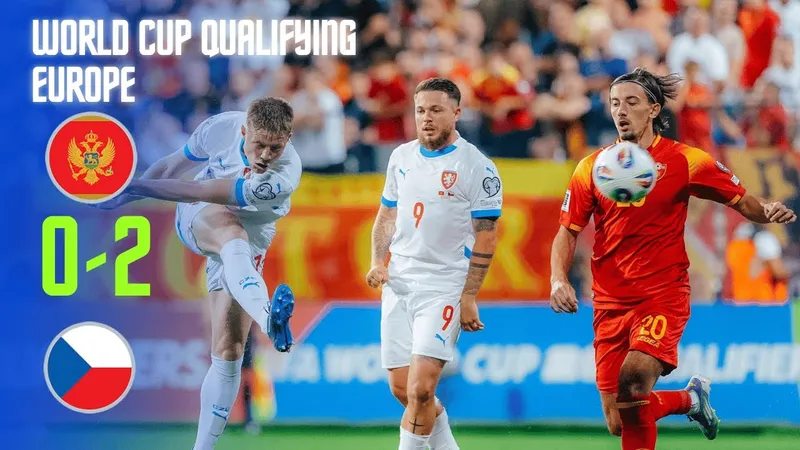 Montenegro vs CH Czech 0-2: Lukas Cerv bấm bóng điệu nghệ mở bàn, Vaclav Cerny kịp nhân đôi tỷ số phút bù giờ