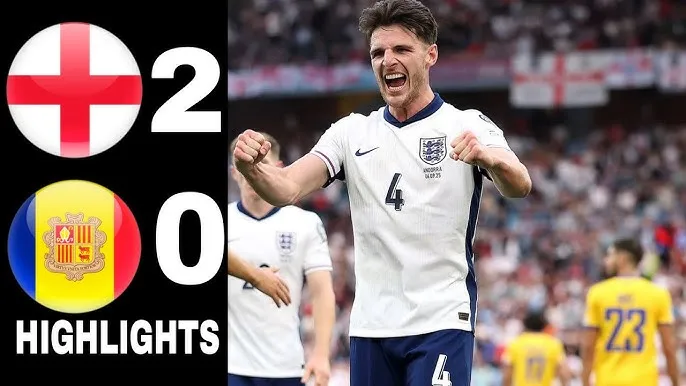 Anh vs Andorra 2-0: Garcia bất ngờ phản lưới nhà, Declan Rice đánh đầu hiểm ấn định chiến thắng cho HLV Tuchel 