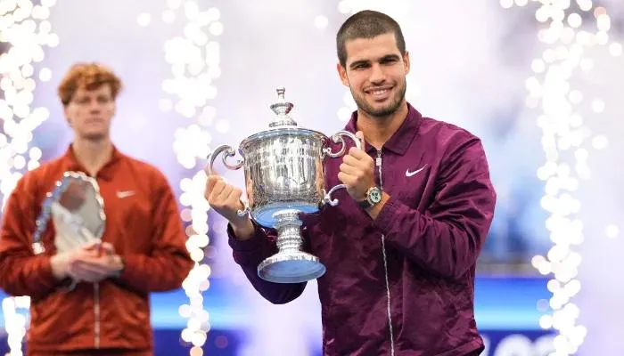 Jannik Sinner vs Carlos Alcaraz 2-6, 6-3, 1-6, 4-6: Alcaraz hạ Sinner kịch tính, đăng quang US Open 2025, ẵm gọn 5 triệu USD tiền thưởng