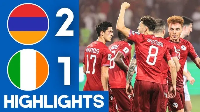 Armenia vs CH Ireland 2-1: Eduard Spertsyan mở bàn trên chấm penalty, Grant-Leon Ranos nhân đôi tỷ số, Evan Ferguson ghi bàn danh dự