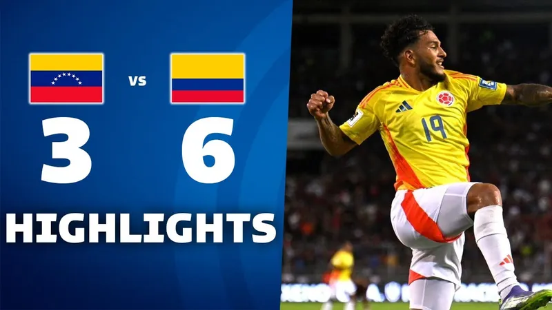 Venezuela vs Colombia 3-6: Đã mắt 9 bàn, Telasco Segovia, Josef Martinez, Salomon Rondon lập công, Yerry Mina ghi bàn, Luis Suarez chói sáng cú poker, Jhon Cordoba góp công