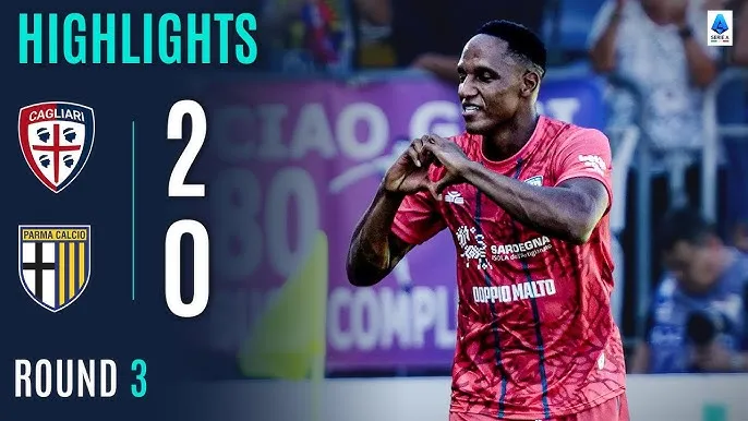 Cagliari vs Parma 2-0: Yerry Mina chớp thời cơ đánh đầu mở bàn, Mattia Felici tỉa góc chốt hạ chiến thắng đầu tiên mùa Serie A 2025-2026