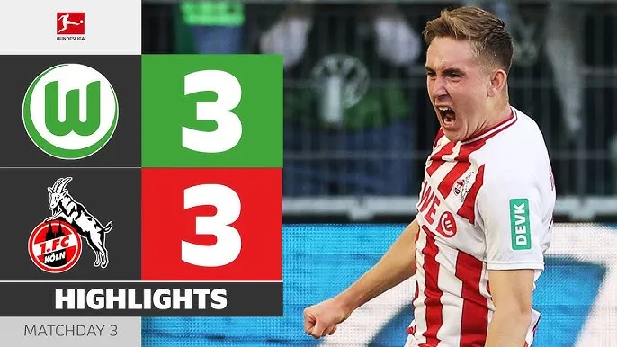 Wolfsburg vs Cologne 3-3: Hấp dẫn 6 bàn bất phân thắng bại, Mohamed Amoura, Lovro Majer, Maximilian Arnold lập công, Luca Waldschmidt, Johannesson, Jakub Kaminski chia điểm