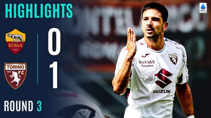 AS Roma vs Torino 0-1: Cyril Ngonge kiến tạo, Giovanni Simeone tung cú sút chéo góc đẳng cấp, ghi bàn duy nhất bỏ túi 3 điểm