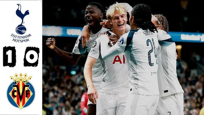 Tottenham vs Villarreal 1-0: Bergvall tạt bóng kiến tạo cho Richarlison nhưng thủ thành Junior bất ngờ sớm phản lưới nhà ngay phút thứ 4 