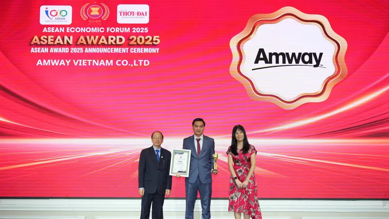 Amway Việt Nam: Khẳng định uy tín và vị thế dẫn đầu trong top 5 doanh nghiệp tiêu biểu ASEAN