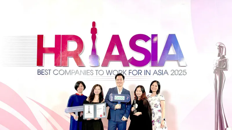 Grab Việt Nam nhận giải thưởng “Nơi làm việc tốt nhất châu Á năm 2025”