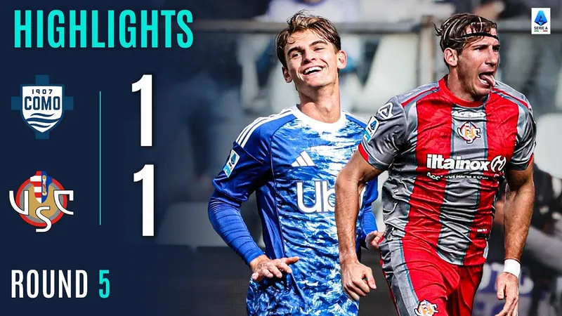 Como vs Cremonese 1-1: Paz Martinez tỉa bóng cận thành, Federico Baschirotto đánh đầu gỡ hòa, Jesus Rodriguez bị thẻ đỏ, Cremonese duy trì mạch bất bại, 2 thắng 3 hòa