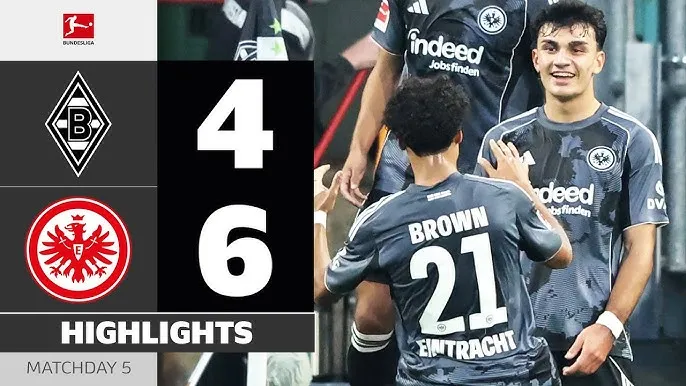 M'gladbach vs Frankfurt 4-6: Khó tin 10 bàn thắng, Robin Koch, Knauff, Burkardt, Chaibi, Can Uzun chốt hạ 6 bàn, Castrop, Tabakovic, Engelhardt, Leon Ranos ngược dòng bất thành