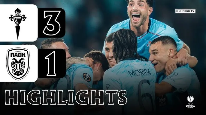 Celta Vigo vs PAOK 3-1: Giorgos Giakoumakis khai bàn nhưng lần lượt Iago Aspas, Borja Iglesias, Williot Swedberg ngược dòng chiến thắng thuyết phục