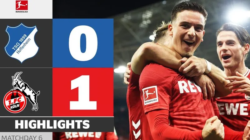 Hoffenheim vs Cologne 0-1: Said El Mala đột phá xuất thần, ghi bàn duy nhất giành chiến thắng suýt sao