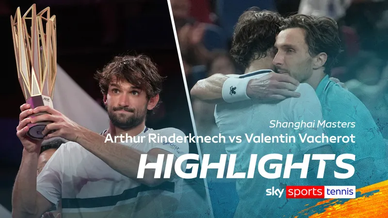 Arthur Rinderknech vs Valentin Vacherot 3-6, 4-6: Hạ Rinderknech, Vacherot đăng quang Shanghai Masters 2025 và là nhà vô địch Masters 1000 có thứ hạng thấp nhất lịch sử từ 1990