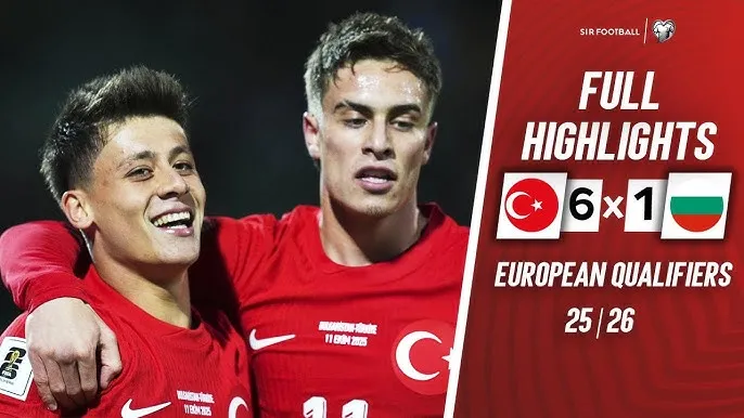 Bulgaria vs Thỗ Nhĩ Kỳ 1-6: Lần lượt Arda Guler, Kenan Yildiz, Zeki Celik, Irfan Kahveci đua tài ghi bàn, Viktor Popov phản lưới nhà, Thỗ Nhĩ Kỳ nhì bảng xếp hạng