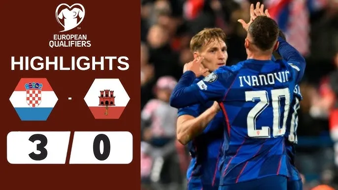 Croatia vs Gibraltar 3-0: Toni Fruk, Luka Sucic, Martin Erlic đua tài ghi bàn, Croatia nối dài chuỗi 6 trận bất bại, dẫn đầu bảng L