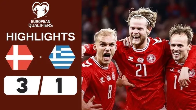 Đan Mạch vs Hy Lạp 3-1: Lần lượt Hojlund, Andersen, Damsgaard sớm chốt hạ cục diện sau 41 phút, Tzolis ghi bàn danh dự