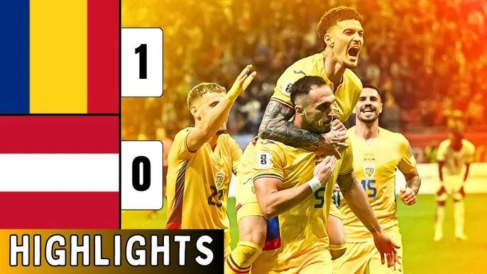 Romania vs Áo 1-0: Ianis Hagi kiến tạo từ pha sút phạt, Virgil Ghita đánh đầu siêu phẩm ghi bàn duy nhất phút bù giờ, kịp bỏ túi 3 điểm 