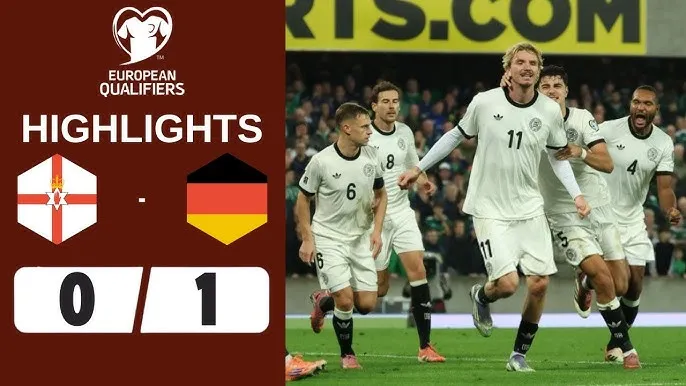 Bắc Ireland vs Đức 0-1: Woltemade dứt điểm bằng vai ghi bàn duy nhất, chủ nhà thua tiếc nuối, Đức tạm dẫn đầu bảng dù bằng điểm Slovakia