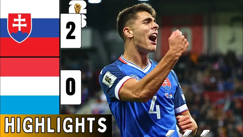 Slovakia vs Luxembourg 2-0: Bùng nổ hiệp 2, Adam Obert khai bàn, Ivan Schranz ấn định chiến thắng, Slovakia tạm xếp nhì bảng dù bằng điểm Đức