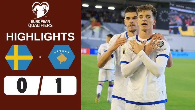 Thụy Điển vs Kosovo 0-1: Veldin Hodza kiến tạo, Fisnik Asllani chớp thời cơ ghi bàn duy nhất, Kosovo bất ngờ giành 3 điểm quý giá