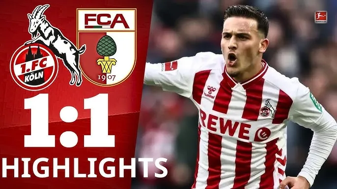 Cologne vs Augsburg 1-1: Fabian Rieder mở bàn nhờ chấm penalty, Said El Mala tỉa góc đẳng cấp, chia điểm xứng đáng