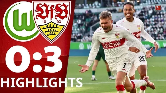 Wolfsburg vs Stuttgart 0-3: Lần lượt Tiago Tomas, Maximilian Mittelstadt, Angelo Stiller thị uy sức mạnh, Stuttgart vào tốp 3 Bundesliga